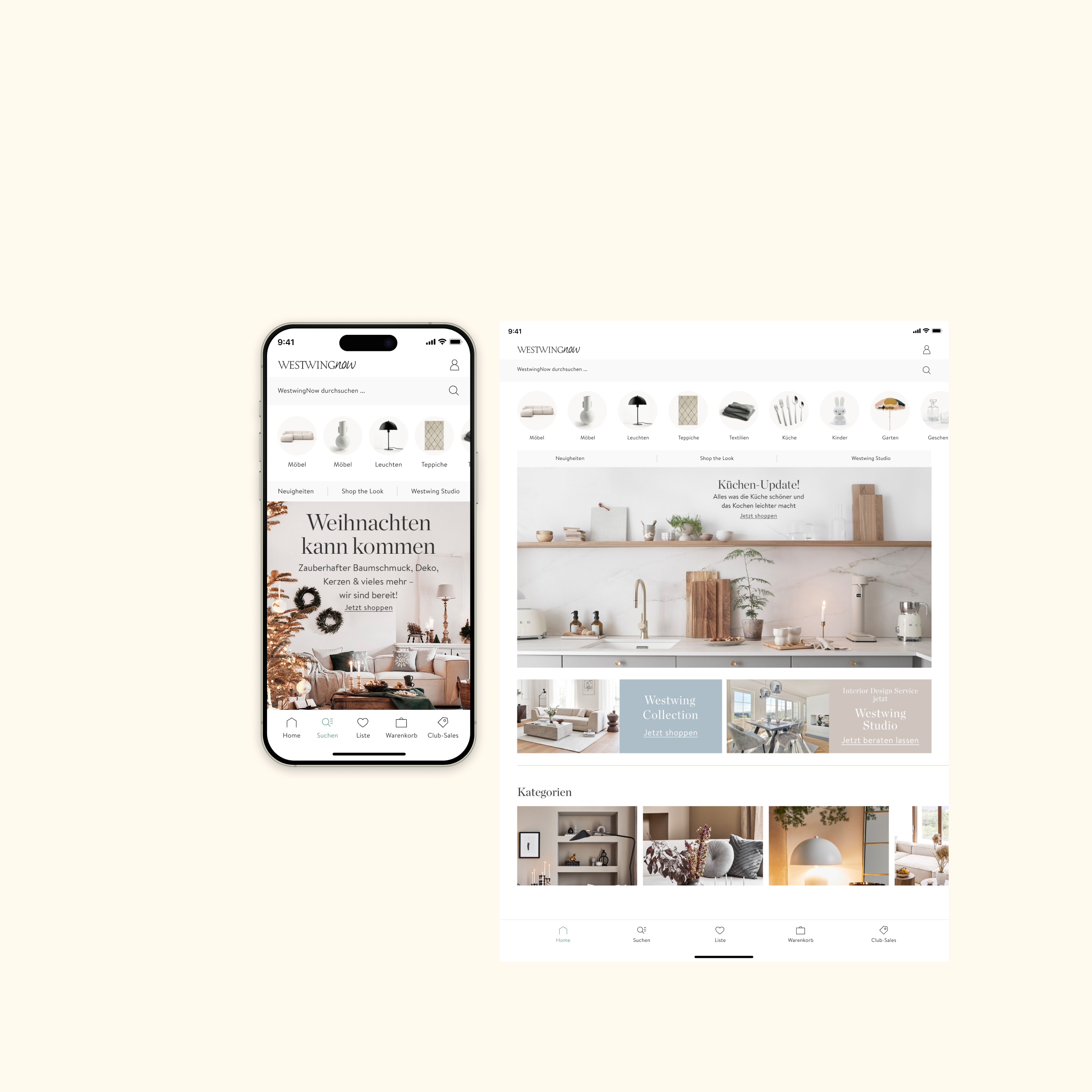 Westwing E-commerce Navigation Architecture